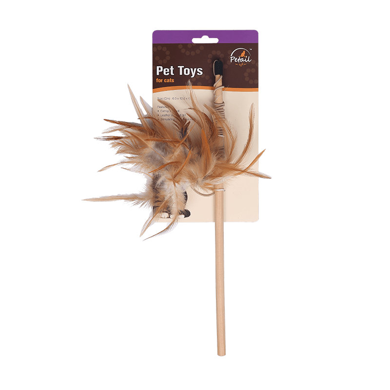 Plume de chat jouet interactif pour chat