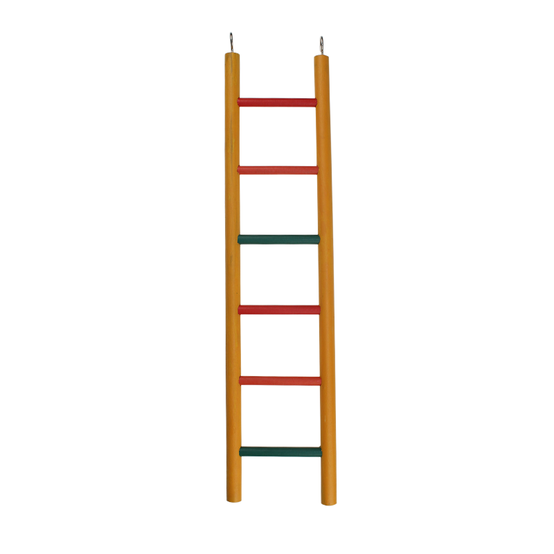 Échelle d'escalade en bois pour oiseaux