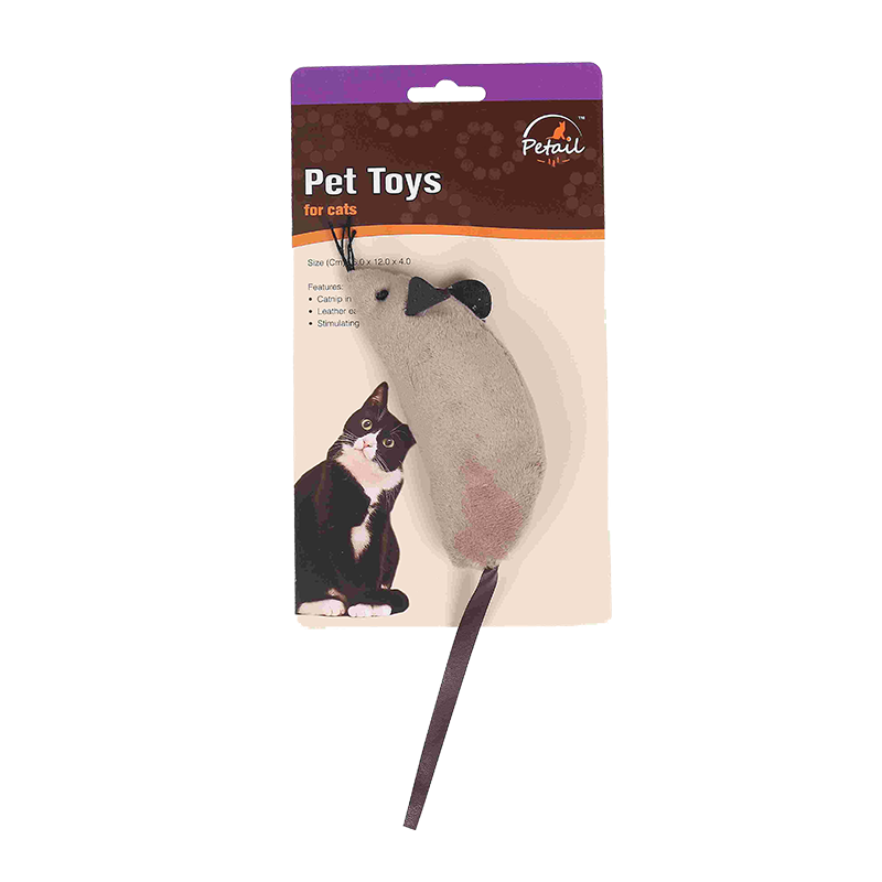 Jouet de souris en peluche pour chat